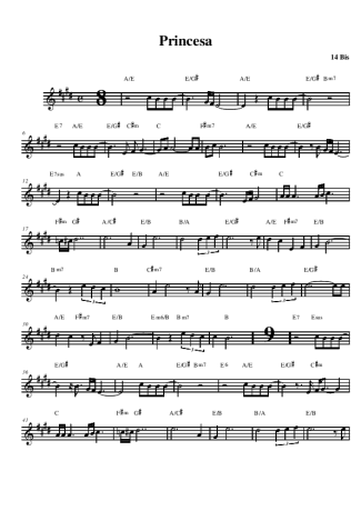 14 bis  score for Alto Saxophone