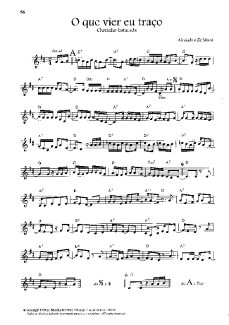 Alvaiade e Zé Maria  score for Violin