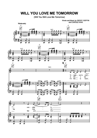 Amy Winehouse Will You Still Love Me Tomorrow score for Piano