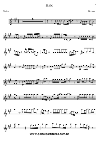 Beyoncé  score for Violin