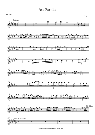 Fagner Asa Partida score for Alto Saxophone