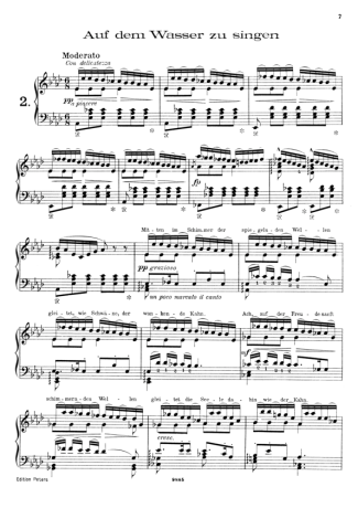 Franz Liszt 12 Lieder Von Franz Schubert Nº02 S.558 score for Piano