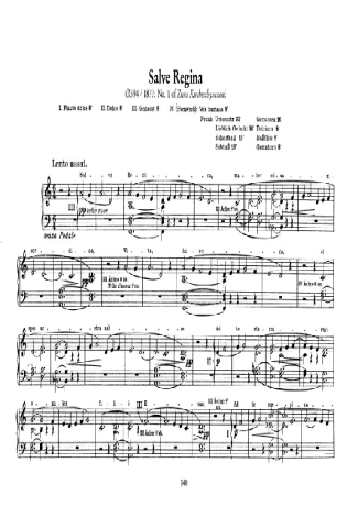 Franz Liszt 2 Kirchenhymnen S.669 score for Piano