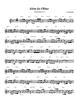 Ivo Pessoa Além do Olhar score for Tenor Saxophone Soprano (Bb)