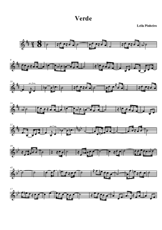 Leila Pinheiro  score for Tenor Saxophone Soprano (Bb)