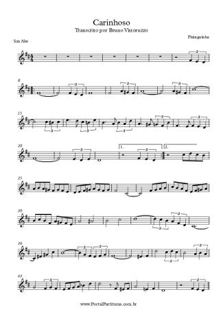 Pixinguinha  score for Alto Saxophone