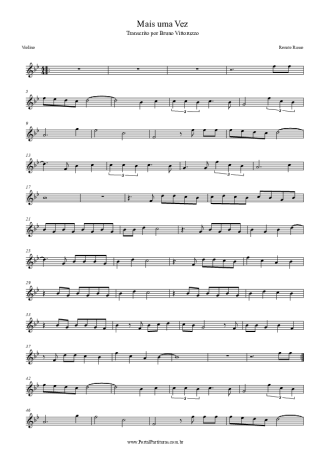 Renato Russo Mais Uma Vez score for Violin