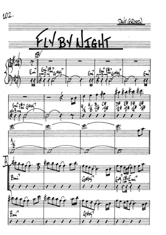 The Real Book of Jazz Fly by Night score for Alto Saxophone