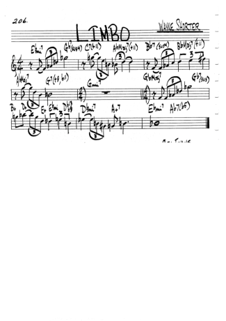 The Real Book of Jazz Limbo score for Flute