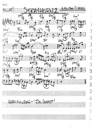The Real Book of Jazz Strayhorn 2 score for Tenor Saxophone Soprano (Bb)