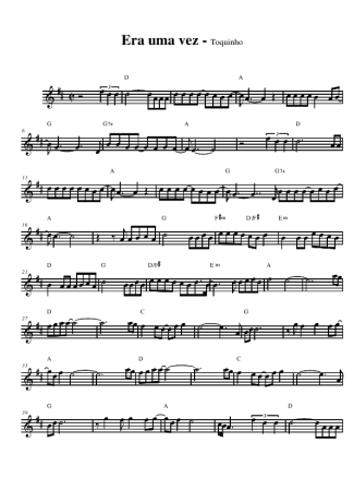 Toquinho  score for Alto Saxophone