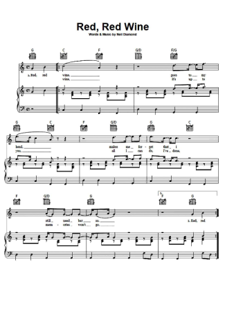 UB40  score for Piano