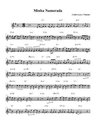 Vinicius de Moraes  score for Tenor Saxophone Soprano (Bb)