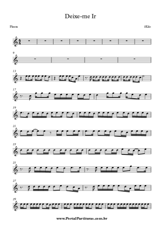 7297 Sheet music - Deixe-me Ir - Flute