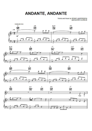 32082 Sheet music - Andante Andante - Piano
