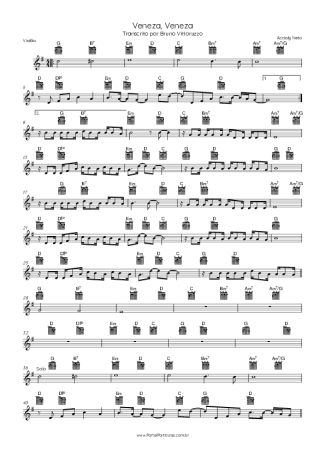 30998 Sheet music - Veneza, Veneza - Acoustic Guitar