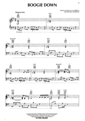11205 Sheet music - Boogie Down - Piano