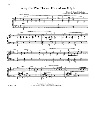 21650 Sheet music - Angels We Have Heard On High - Piano