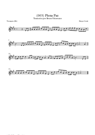 19753 Sheet music - (003) Plena Paz - Trumpet
