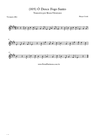 19775 Sheet music - (005) Ó Desce Fogo Santo - Trumpet