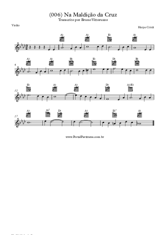 19787 Sheet music - (006) Na Maldição Da Cruz - Acoustic Guitar