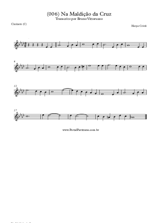 19779 Sheet music - (006) Na Maldição Da Cruz - Clarinet (C)