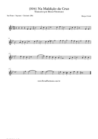 19782 Sheet music - (006) Na Maldição Da Cruz - Tenor Saxophone Soprano (Bb)