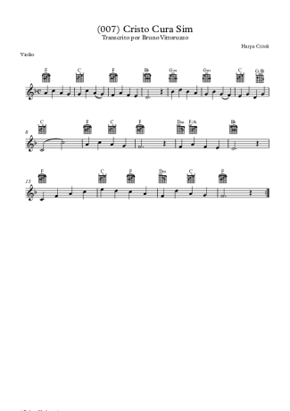 19798 Sheet music - (007) Cristo Cura Sim - Acoustic Guitar