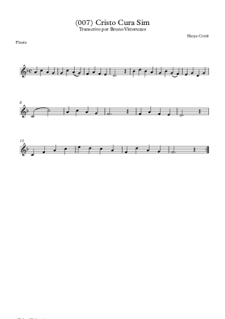 19791 Sheet music - (007) Cristo Cura Sim - Flute