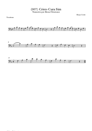 19796 Sheet music - (007) Cristo Cura Sim - Trombone