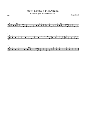 19805 Sheet music - (008) Cristo O Fiel Amigo - Harmonica