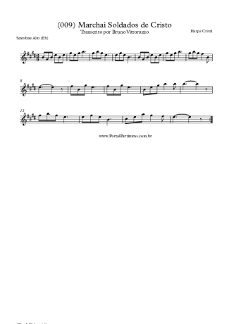 19818 Sheet music - (009) Marchai Soldados De Cristo - Alto Saxophone