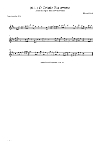 19840 Sheet music - (011) Ó Cristão Eia Avante - Alto Saxophone