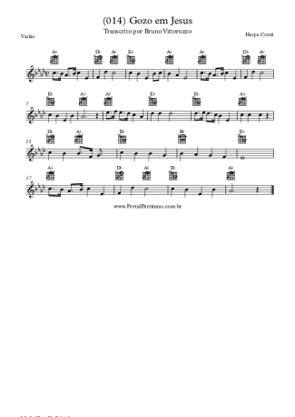 19877 Sheet music - (014) Gozo Em Jesus - Acoustic Guitar