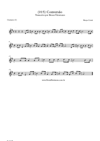 19880 Sheet music - (015) Conversão - Clarinet (C)