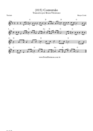 19885 Sheet music - (015) Conversão - Keyboard