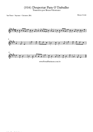 19894 Sheet music - (016) Despertar Para O Trabalho - Tenor Saxophone Soprano (Bb)