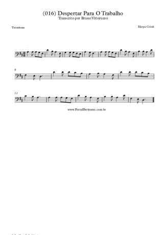 19897 Sheet music - (016) Despertar Para O Trabalho - Trombone