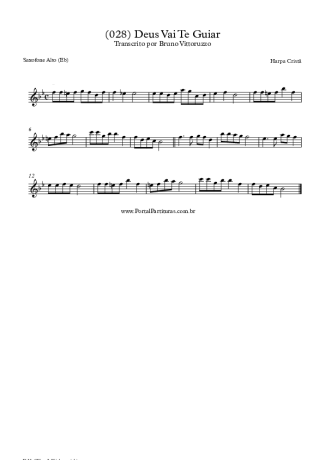 20042 Sheet music - (028) Deus Vai Te Guiar - Alto Saxophone