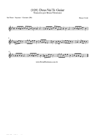 28377 Sheet music - (028) Deus Vai Te Guiar - Clarinet (Bb)