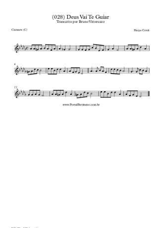20038 Sheet music - (028) Deus Vai Te Guiar - Clarinet (C)