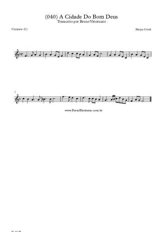 20242 Sheet music - (040) A Cidade Do Bom Deus - Clarinet (C)
