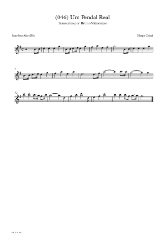 20314 Sheet music - (046) Um Pendão Real - Alto Saxophone