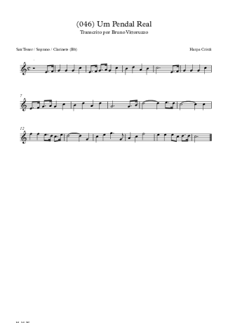 28395 Sheet music - (046) Um Pendão Real - Clarinet (Bb)