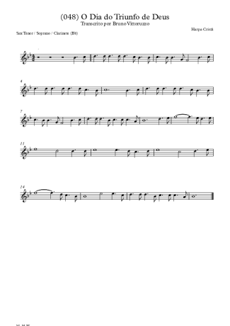28397 Sheet music - (048) O Dia Do Triunfo De Deus - Clarinet (Bb)