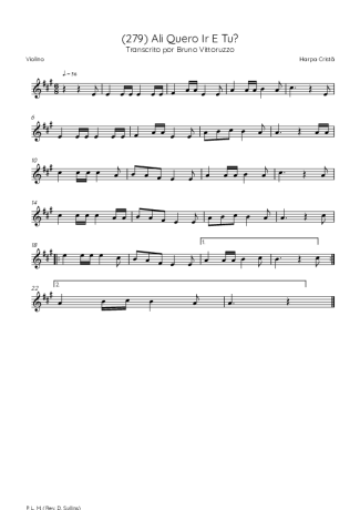 39651 Sheet music - (279) Ali Quero Ir E Tu - Violin