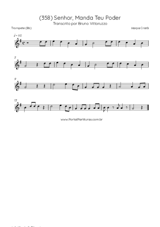 42994 Sheet music - (358) Senhor Manda Teu Poder - Trumpet