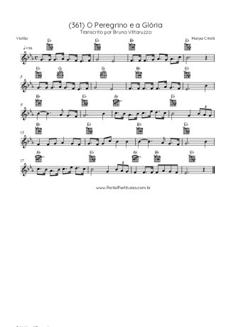 43031 Sheet music - (361) O Peregrino E A Glória - Acoustic Guitar