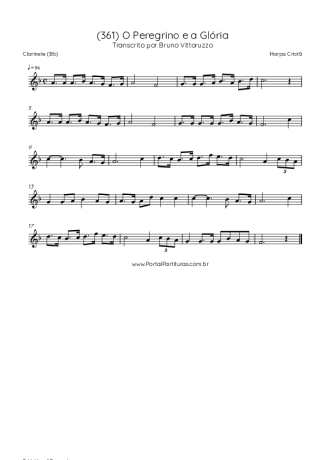 43022 Sheet music - (361) O Peregrino E A Glória - Clarinet (Bb)