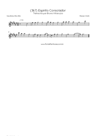 43099 Sheet music - (367) Espírito Consolador - Alto Saxophone